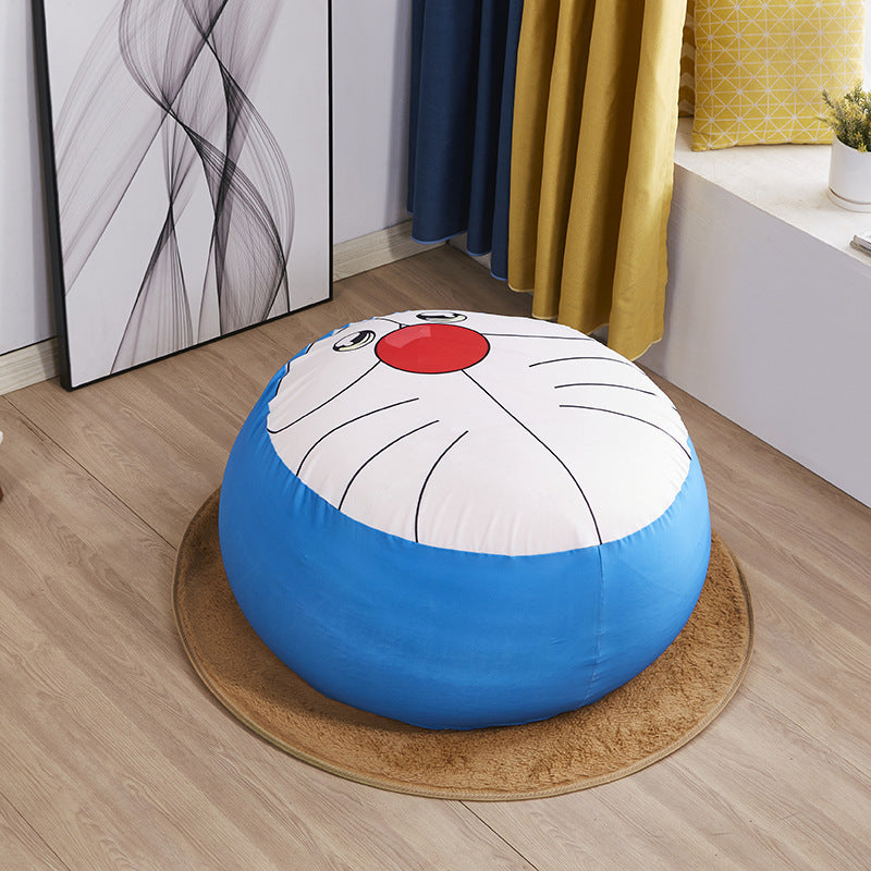 Bean Bag Chair Lazy Sofa Gamer Recliner Indoor Outdoor Camping Garden Cartoon Stylish for Adults Kids Single(Doraemon)