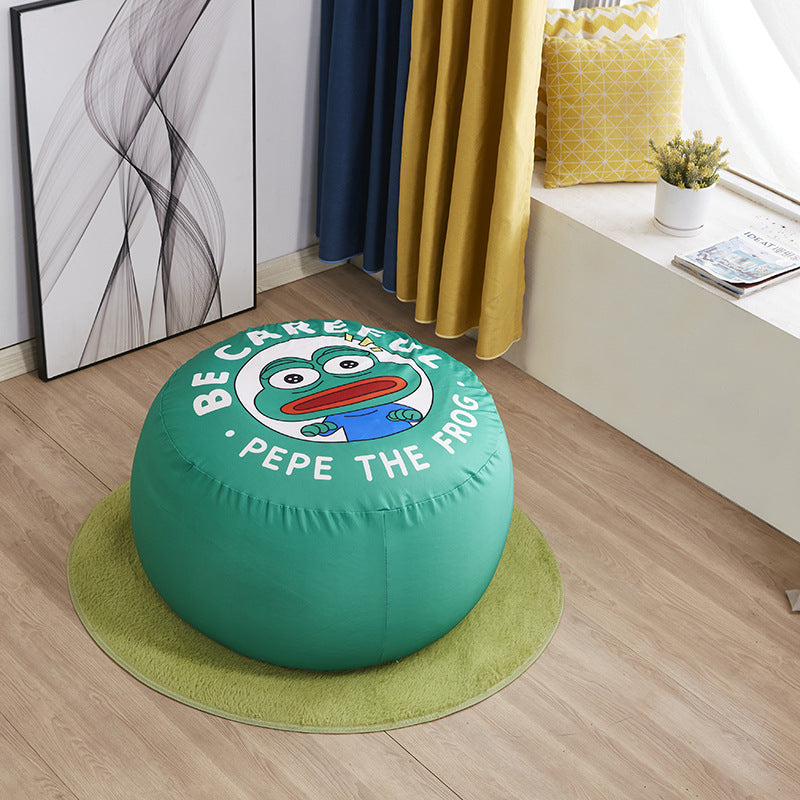 Lazy Sofa Bean Bag Chair Seat Gaming Lounger Indoor Outdoor Camping Garden for Adults Kids Single (Frog)