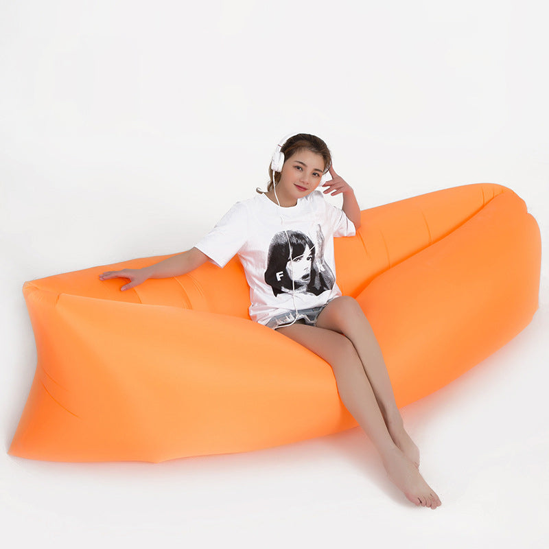 Inflatable Lounger Air Sofa, Inflatable Couch anti Leakage Camping Chair for Outdoor, Lakeside Portable Hammock with Compression Sacks Camping Accessories for Men and Women.