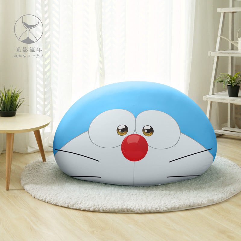 Bean Bag Chair Lazy Sofa Gamer Recliner Indoor Outdoor Camping Garden Cartoon Stylish for Adults Kids Single(Doraemon)